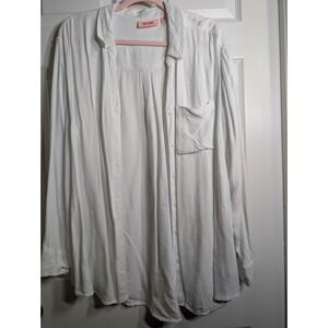 Evri‎ Brand 0X Button Down Long Sleeve Blouse Top